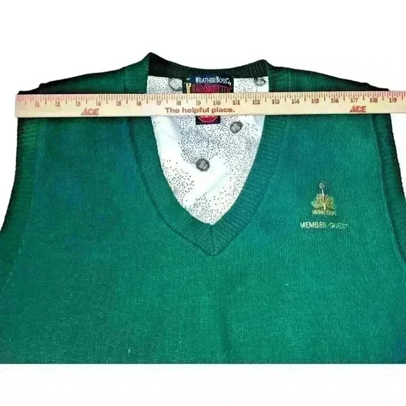 VTG WeatherBoss Rainswetter Sz L water Golf Vest Rain Repellent Windproof - Picture 11 of 14